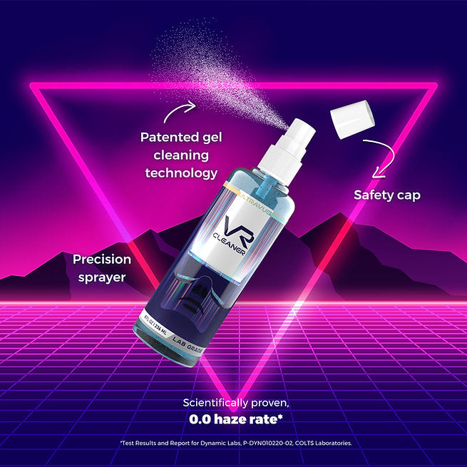 UltraVue VR Cleaning Set - Virtual Reality Headset Cleaning Kit ...