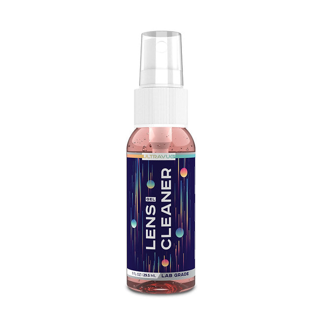 UltraVue rose gel lens cleaner spray bottle