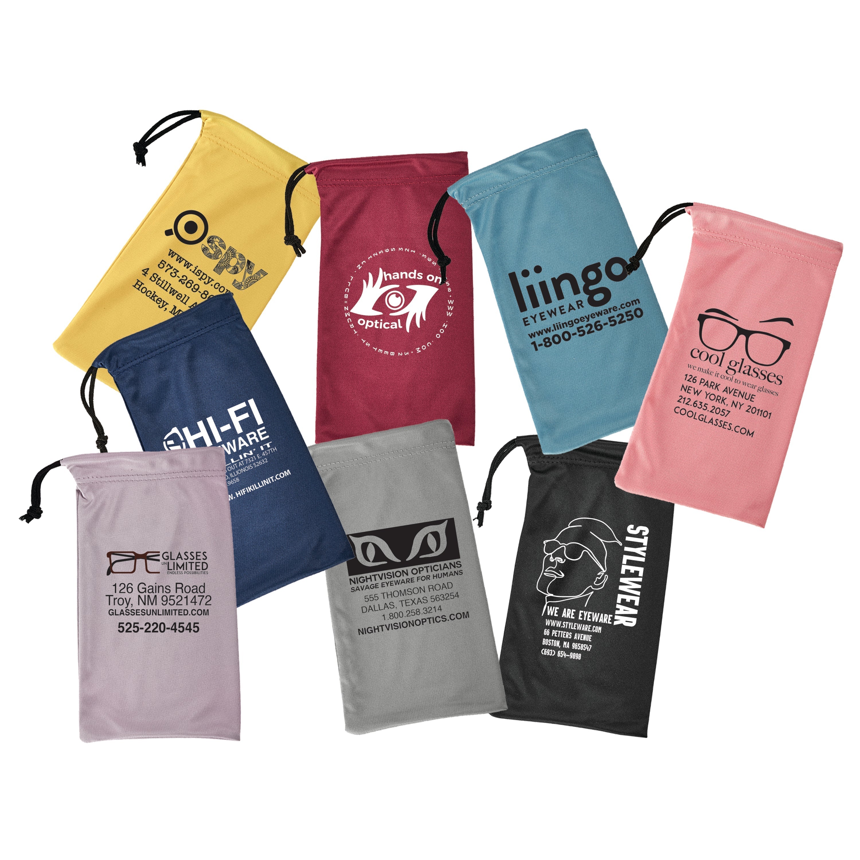 Purity™ Imprinted Microfiber Pouches